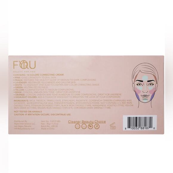 BFY Cream Color Correcting Palette - Beauty For You - Picture 3 of 4